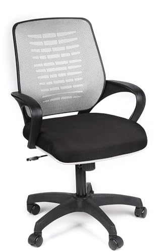 Image of NGFC Ergonomic Office Chair, Black Faux Leather, Classic Style, Adjustable Backrest with Swivel, High Back Executive Desk Chair for Home, Office,
