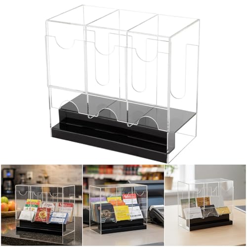 Porte-cartes acrylique transparent rigide pour collection et école - 2