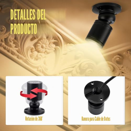 Mini focos LED 5V de diseño compacto para iluminación sofisticada en hoteles 3