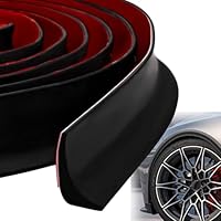 Kotflügelverbreiterung Universal Radlauf Verbreiterung Radkastenverbreiterung 3m Radlaufverbreiterungen Radkastenverkleidung für Auto-Protektor und Dekoration Gummi Schwarz (3 Meters)