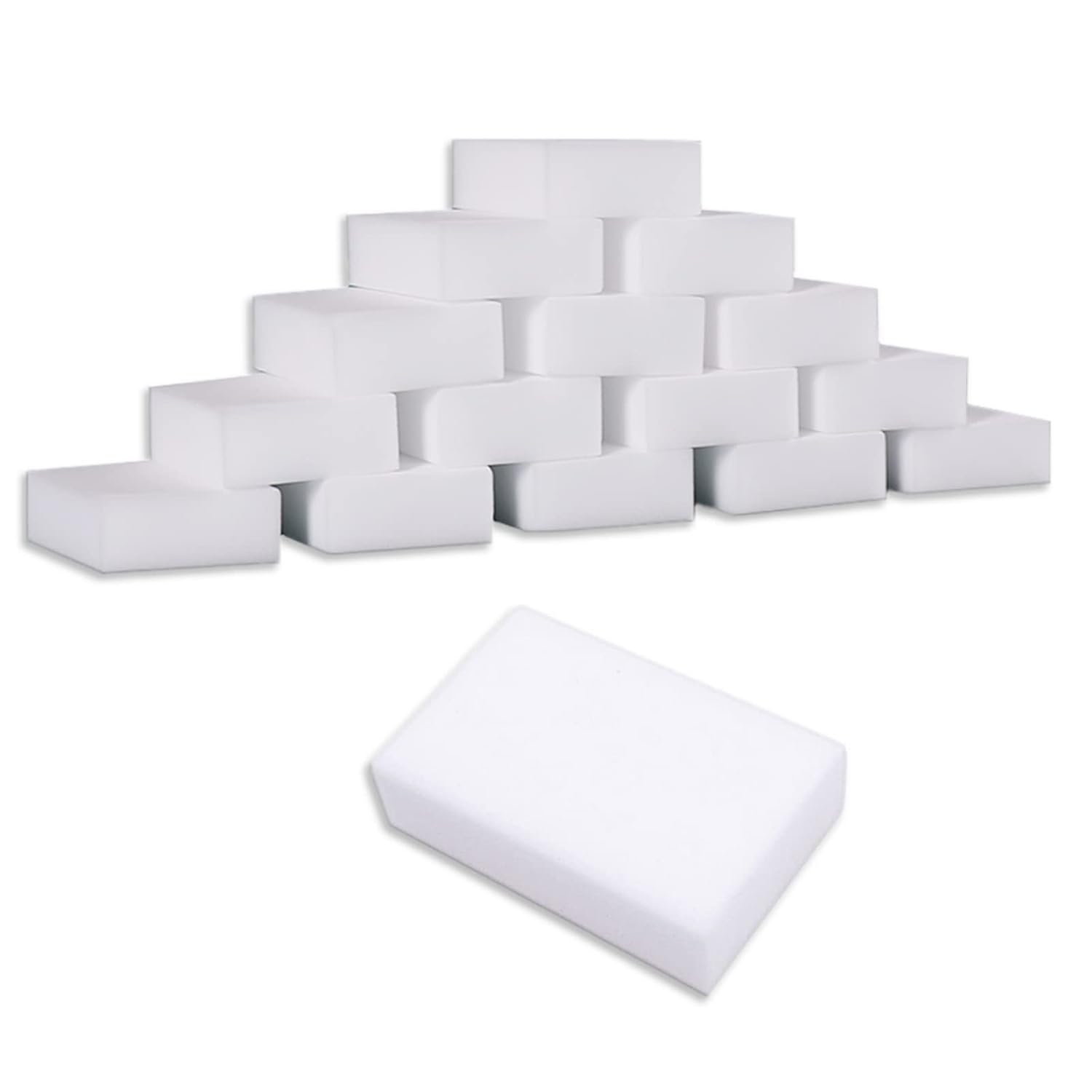 Magic Sponges Cleaning Eraser 50 Pack Melamine Sponge Foam Pads Multi-Functional Household Cleaning Kitchen Dish Sponge for Furniture