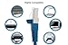 CablesAndKits Cat5e Shielded Ethernet Patch Cable 2 ft Blue – STP RJ45 Network Cable with Half-Moon Snagless Boot, Pure Copper, PoE/PoE+ Support, 350 MHz High-Speed LAN Cable