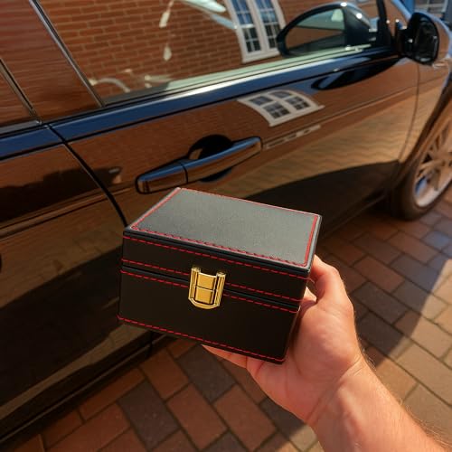 Caja para llaves de coche antirrobo que bloquea la señal de mandos y tarjetas 7