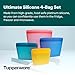 Tupperware Ultimate Silicone 4-Bag Food Storage Set