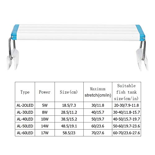 Hffheer Lampada LED per acquari, Lampada per