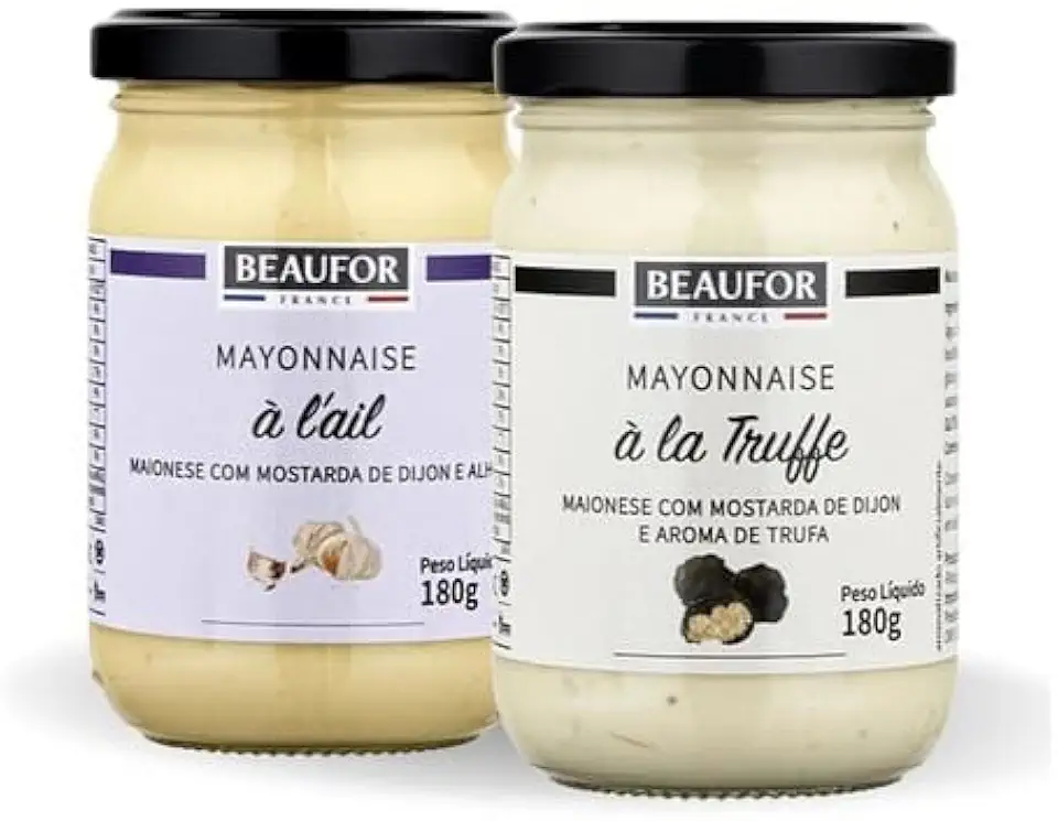 Kit Maionese Francesa Beaufor Alho Trufa e Mostarda 180g