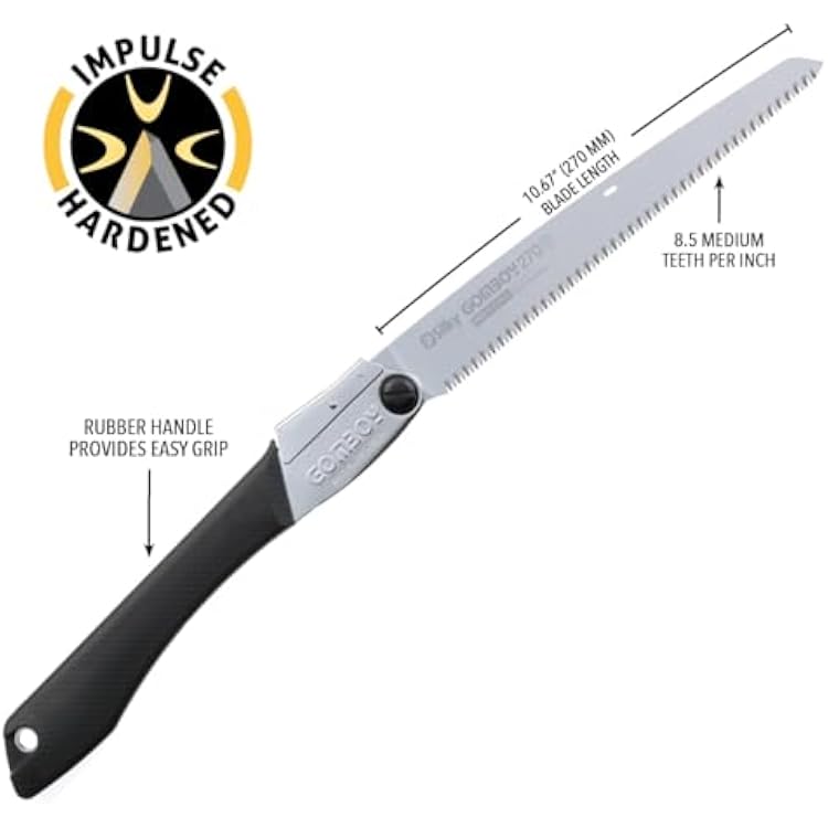 Silky GomBoy Professional Folding Saw 270mm Medium Teeth (121-27)