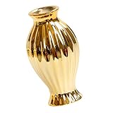 florero dorado alto Ideal para agregar un toque decorativo a su hogar, oficina, hotel, etc.