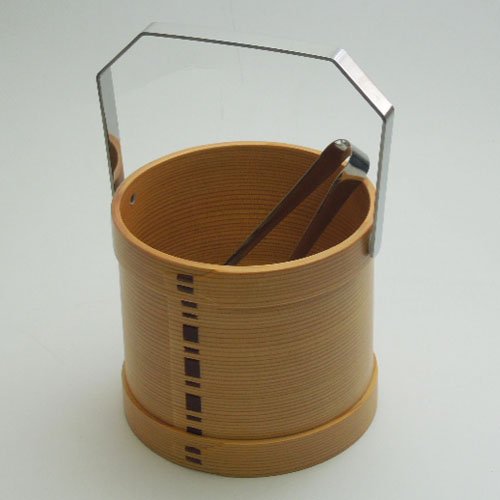 Amazon｜大館工芸 秋田杉 曲げわっぱ アイスペール｜アイスペール