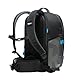 Rollei Fotoliner Ocean Pro: Großer Kamerarucksack in Schwarz aus 49 recycleten PET-Flaschen, Handgepäck-geeignet, inkl. Laptop-Fach, versetzbare Trennwände