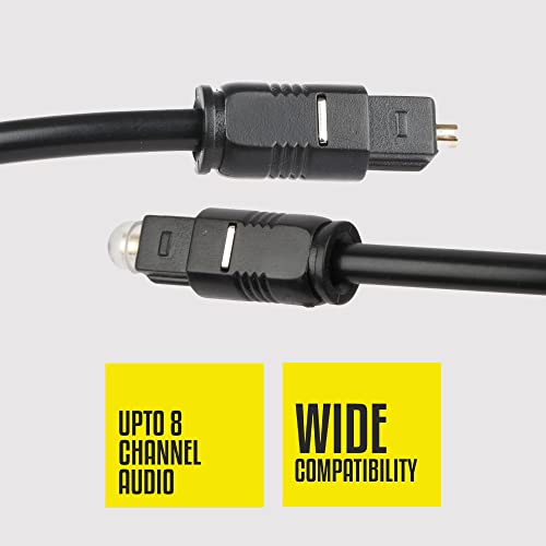 Zebronics OC150 Optical Cable Supporting Dolby Digital Plus with 8 Channel (7.1) Audio support, 1.5 meter, Transmission, for Smart TV, AV Receivers... - Image 5