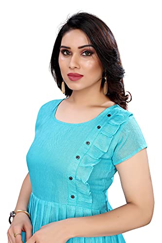 Image of PERFECTBLUE Women's Linen Blend Regular Dress Shirt