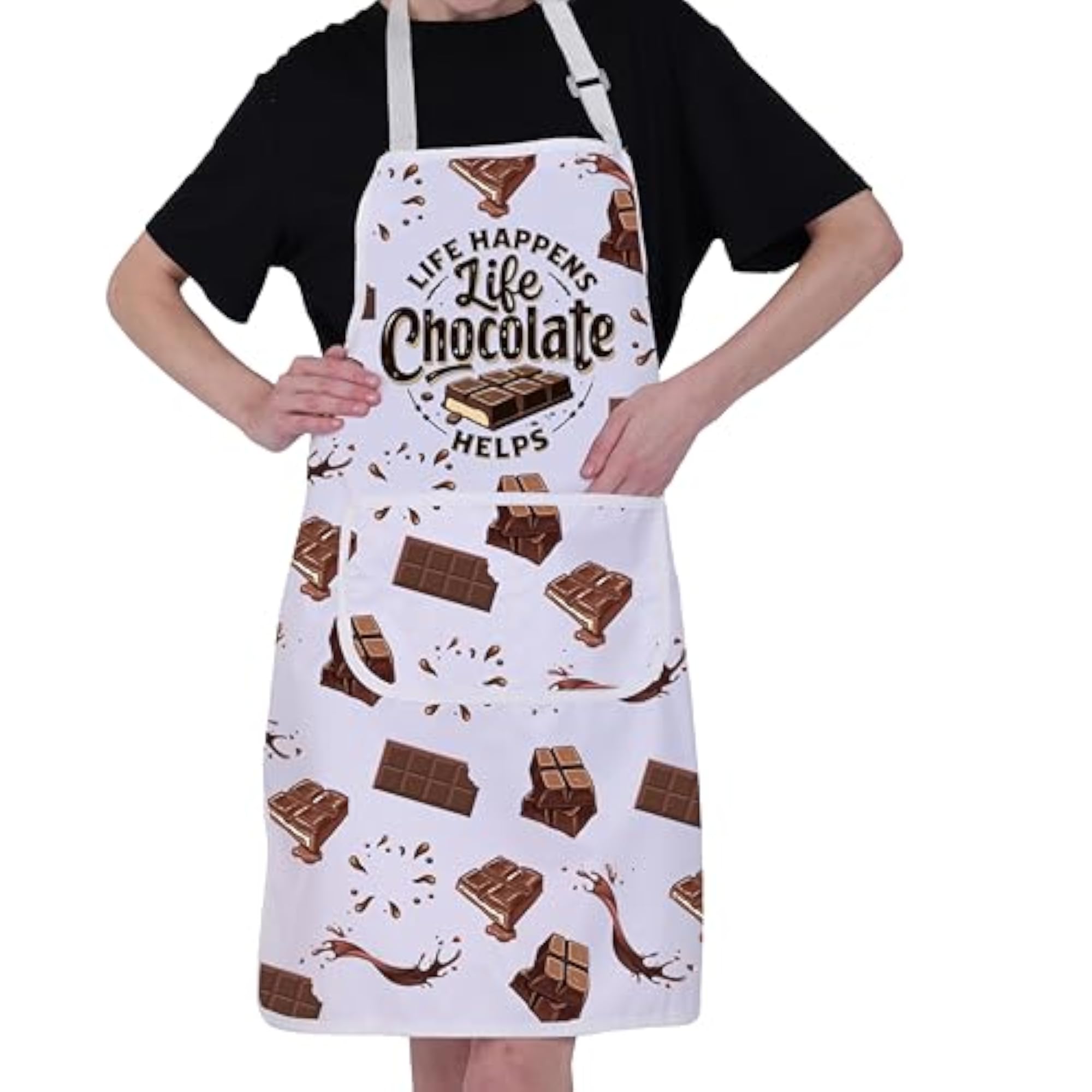 Chocolate Apron, Life Happens Chocolate Helps