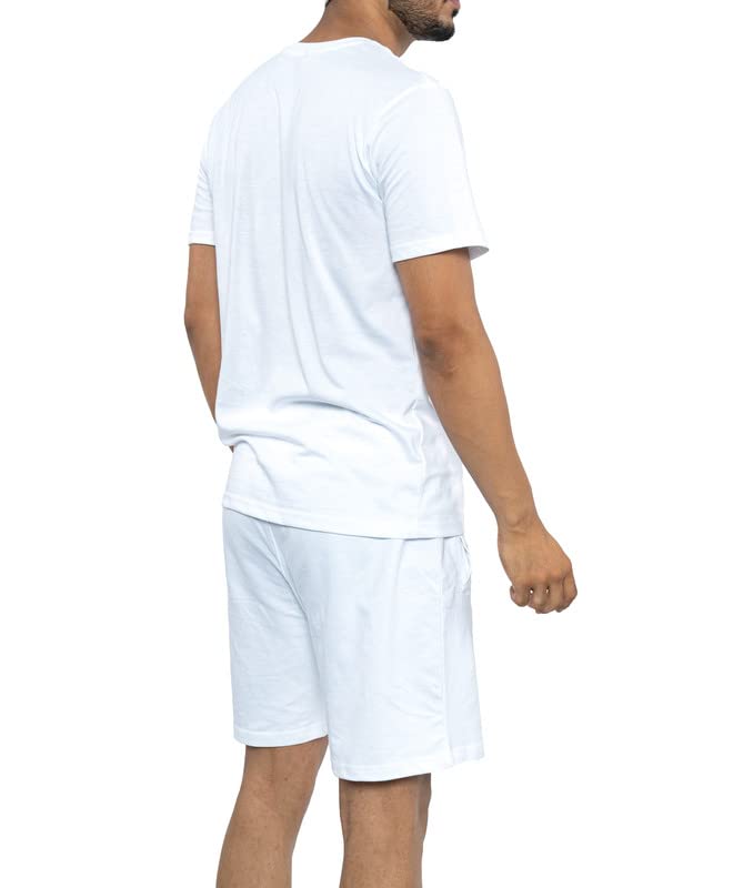 Image of EK RAG' Unisex Tie and dye & Solid Colours Half Sleeves Co - ords Set : Half Sleeve T-Shirt + Shorts Tie dye & Solid Colours For Men & Women