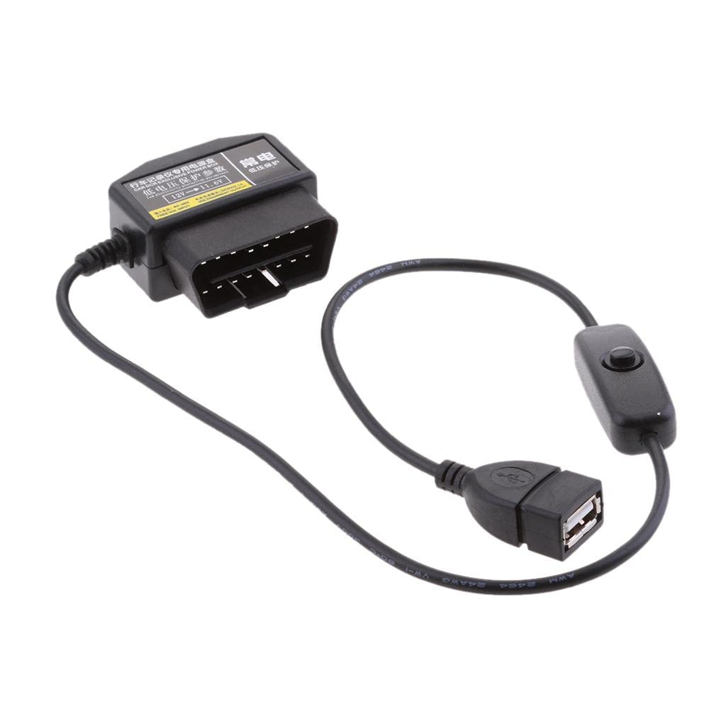 CLUB BOLLYWOOD The Style Sutra OBD 2 Car Charger 16 Pin Connector USB Power Cable for Phone Camera DVR GPS|Code Readers & Scanners|1 Piece OBD USB Power Cable-image-5