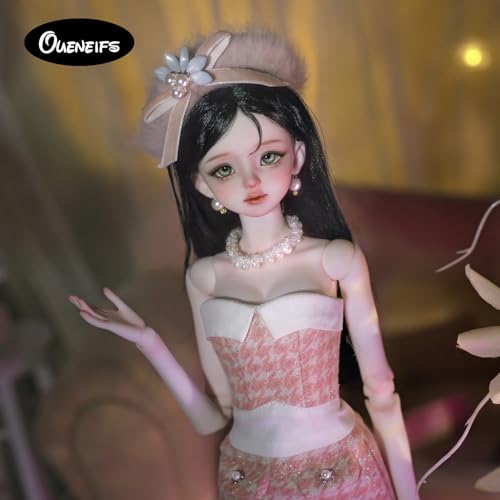Muñeca BJD Evadne 1/4 Articulada de Resina Rosa miniatura 3
