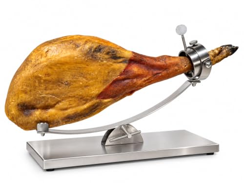 Jamonero Profesional de Acero Inoxidable Basculante e Giratorio