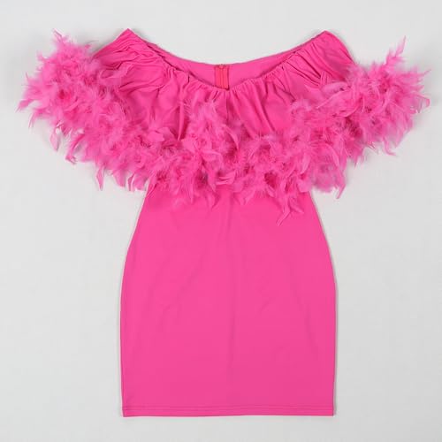 Image of PORRCEY Women's Sexy Elegant Rhinestone Mesh Party Club Night Mini Dress