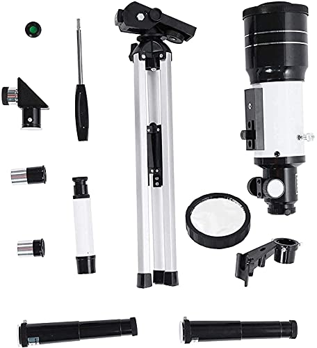 Telescopio astronómico refractor para principiantes con trípode miniatura 3