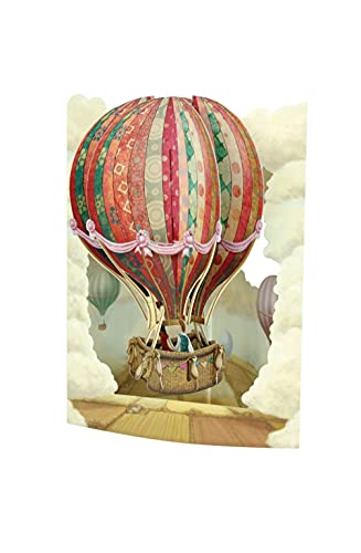 Hot Air Balloon Swing Card - Award Winning Dynamic 3D Interactive Greetings Card