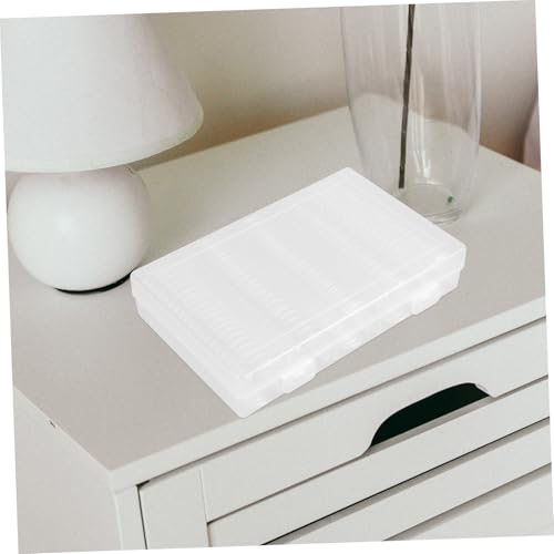 Caja organizadora transparente para cápsulas de monedas miniatura 4