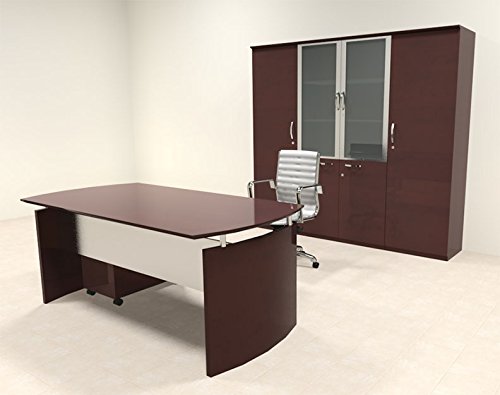 5pc Modern Contemporary Executive Office Desk Set RO-NAP-D15