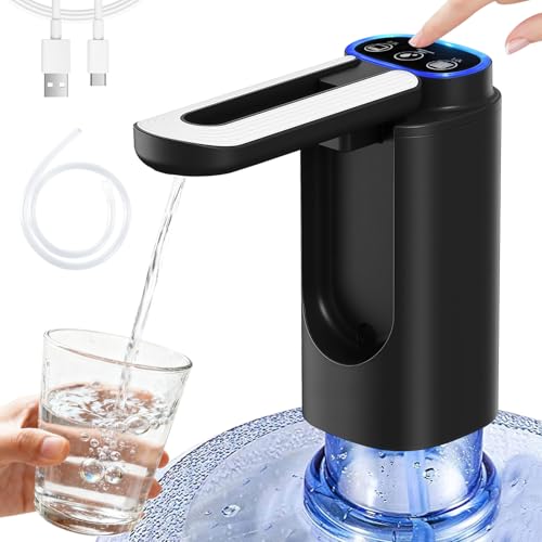 Listado de Despachador de Agua Bonafont , listamos los 10 mejores. 41 INGEQUIS Dispensador de Agua Garrafón Plegable con Luz LED, Bomba de Agua USB Recargable con 3 Modos, Despachador Rápido, Portátil y Compatible con Botellas de 4.5L a 18L, Hogar...