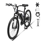 Txed Electric Bike for Adults, 27.5 Inch Electric Mountain Bike, 250W Motor, 36V 13Ah Battery, 50km Range, Shimano 7 Speed, UK Road Legal E-Bike [Accessory Bundle]
