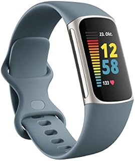 Fitbit Charge 5 by Google, Gesundheits- und Fitness Tracker Damen / Herren, bis zu 7 Tage Akkulaufzeit, Tagesform-Index, 20+ Trainningsmodi, EKG-Funktion & Stressmanagement, Fitnessuhr, Android / iOS