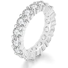 CEAeis Lymphatic Magnetic Therapy Diamond Ring, Magnetic Lymphatic Therapy Titanium Ion Moissanite Diamond Ring, Womens Magnetic Ring Silver,6