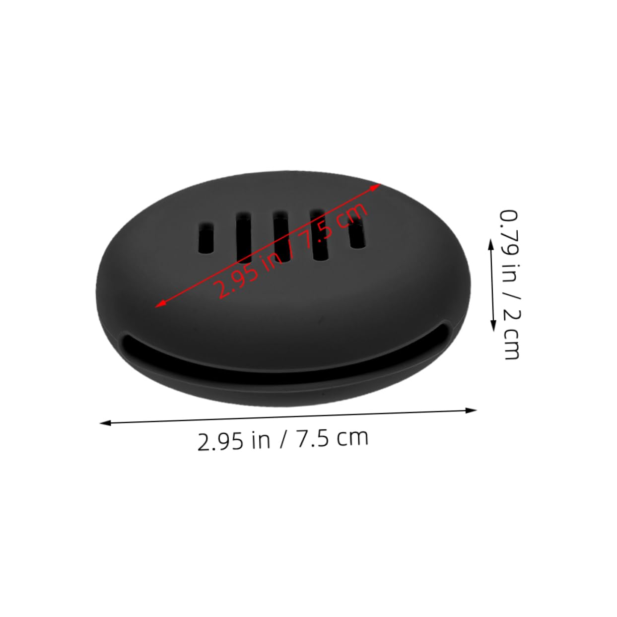 PartyKindom 2Pcs Silicone Makeup Sponge Holder Case Portable Puff Organizer with Transparent Design for Easy Access Travel Friendly Shatterproof Storage Black