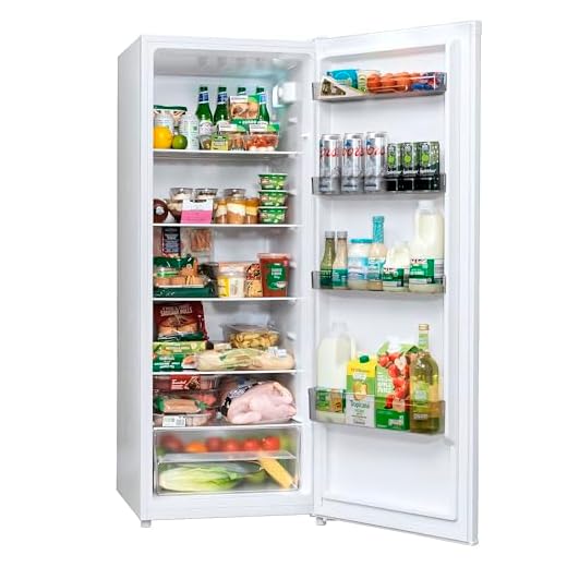 Teknix LBL240H 143cm Tall Freestanding Larder Fridge - 240 Litre Capacity - 5 Adjustable Shelves - Reversible Door - White