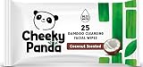 The Cheeky Panda | Lingettes Démaquillantes | 25 Lingettes Parfum Noix de...