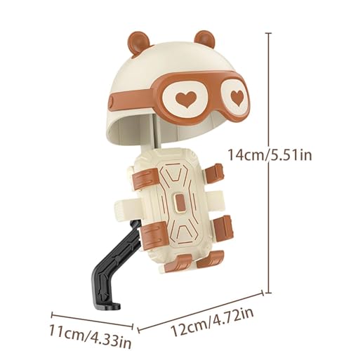 Support de téléphone pour vélo avec collier de guidon et pare-soleil étanche - 5