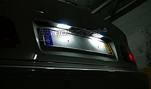 For MB W202 W210 Facelift LED License Plate Lights