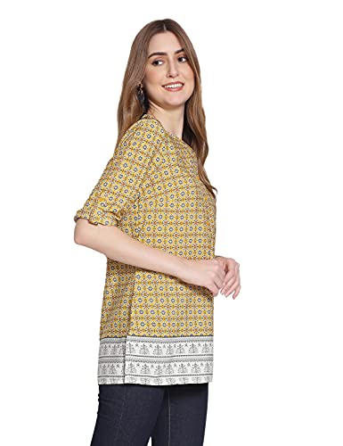 Image of oxolloxo Earthen Printed Women's Longline Top