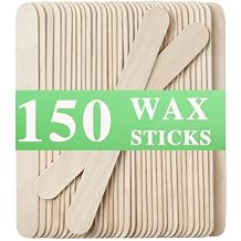 150Piece Waxing Sticks for Hair Removal - Borogo 6 Premium Splinter-Free Wooden Wax Sticks for Waxing, Wax Stick for Body and Face Waxing