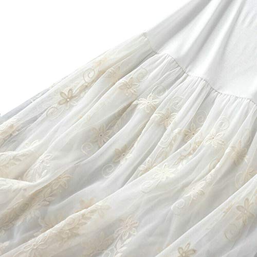 Women Casual Floral Lace Trim Extender Camisole Dress Slip Spaghetti Tank Top for Summer2