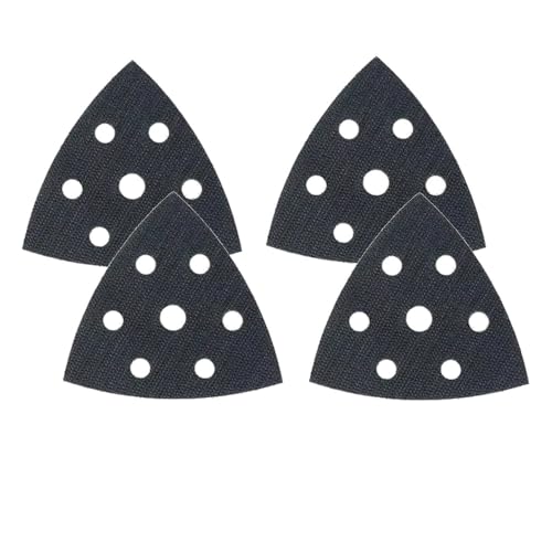 Trade-Shop - 4 pezzi di velcro di ricambio autoadesivo, 93 x 93 x 93 mm, compatibile con Bosch PDA 100, PDA 120, PDA 180, PDA 240 EPMF 220 CEPMF 350 CES