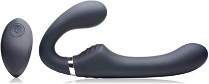 Mighty Rider Arnés vibrador sin tirantes - Negro