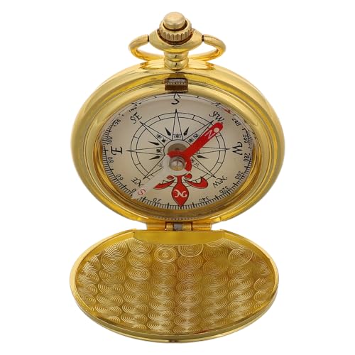 Brújula de bolsillo vintage Zerodeko con caja de aleación de zinc