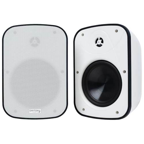 Dayton Audio IO65XP Outdoor Bluetooth Speakers with Built-in 80W Amp