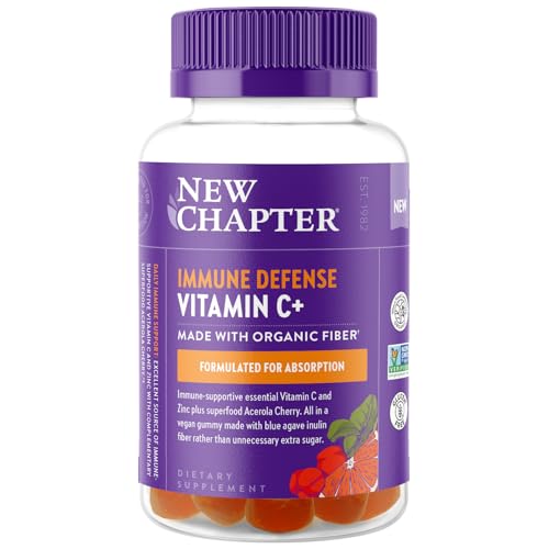 New Chapter Vitamin C+ Gummies, Citrus Flavored, 60 Count