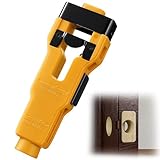 Vivasself Door Latch Mortise Tool Installation Kit Precision Scoring Chiseling Fits for 1-3/4'' or 1-3/8'' Thick Wooden Door, Clean Accurate Cuts for Latch Installation Professional Use(Yellow)
