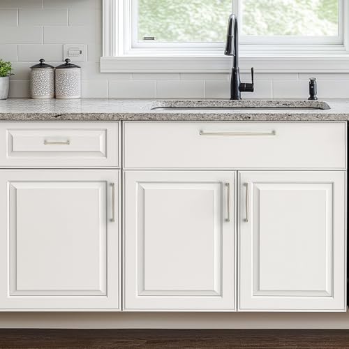 Image of Ravinte 5 Pack 10 Inch Brushed Nickel Kitchen Cabinet Handles Solid Zinc Alloy Cabinet Pulls Cupboard Hardware Drawer Handles