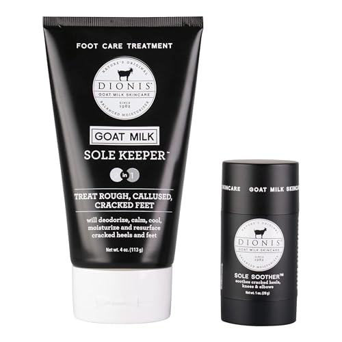 Dionis Goat Milk Sole Keeper & Soother Foot Cream Set