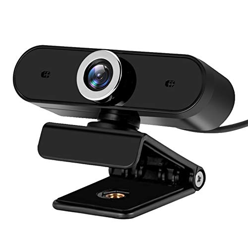 Openuye Cámara web 720P con micrófono, cámara web HD Streaming Computer webcam USB 2.0 Plug & Play para ordenador portátil Full HD cámara web para videollamadas, estudios, conferencias, grabación