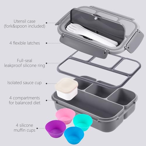 Cookage Bento Box Adult Lunch Box For Men Women thumb #1