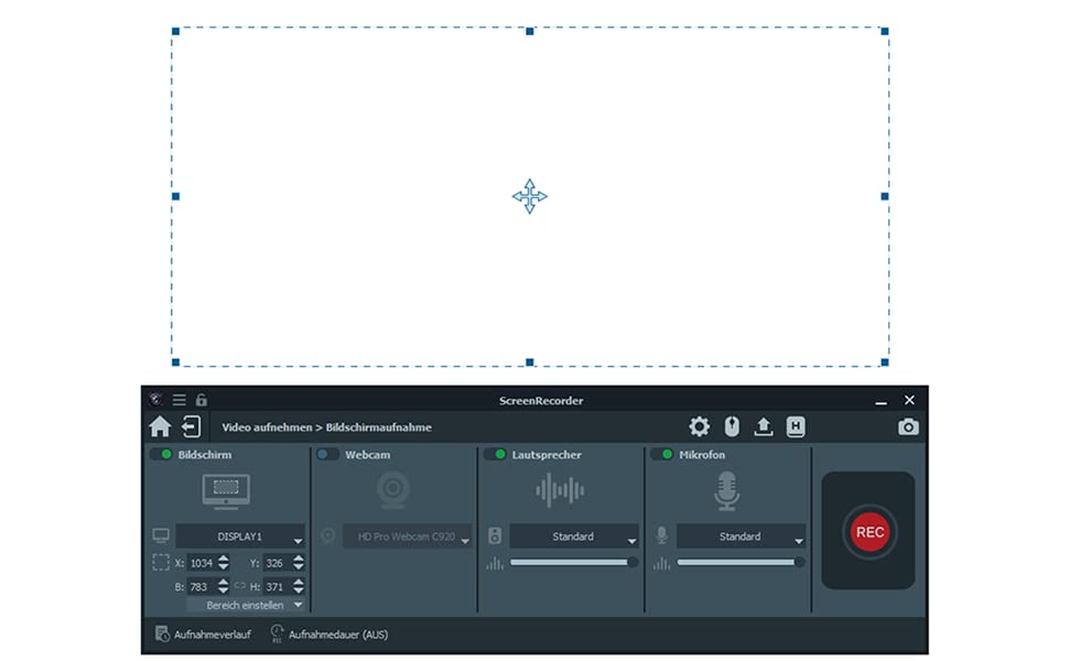 Screen Recorder - Videos, Audio und Screenshots aufnehmen am PC - für 3 PCs - lebenslange Laufzeit für Windows 11, 10. 8.1, 7 - Image 5