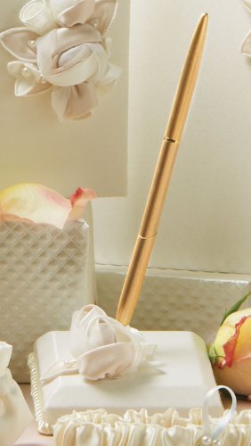 RaeBella Sculpted Roses of Amour Pen Holder Base and Pen Set Ivory